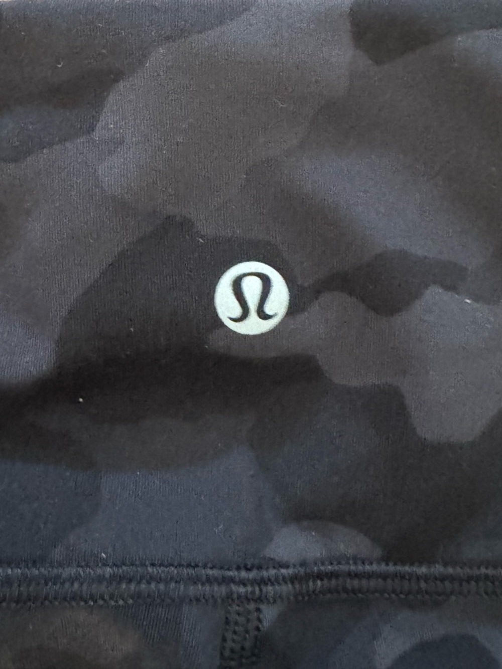 lululemon athletica Black & Charcoal Camo cropped Leggings - Picture 4 of 4
